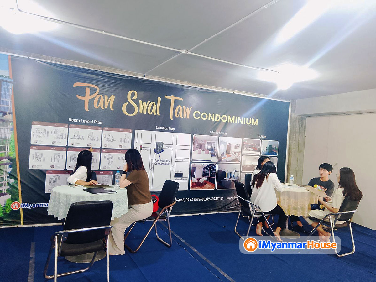 Pan Swal Taw Condo Where Proportional Land Ownership Available on Ahlone Rd Held Monsoon Sales Promotion Show