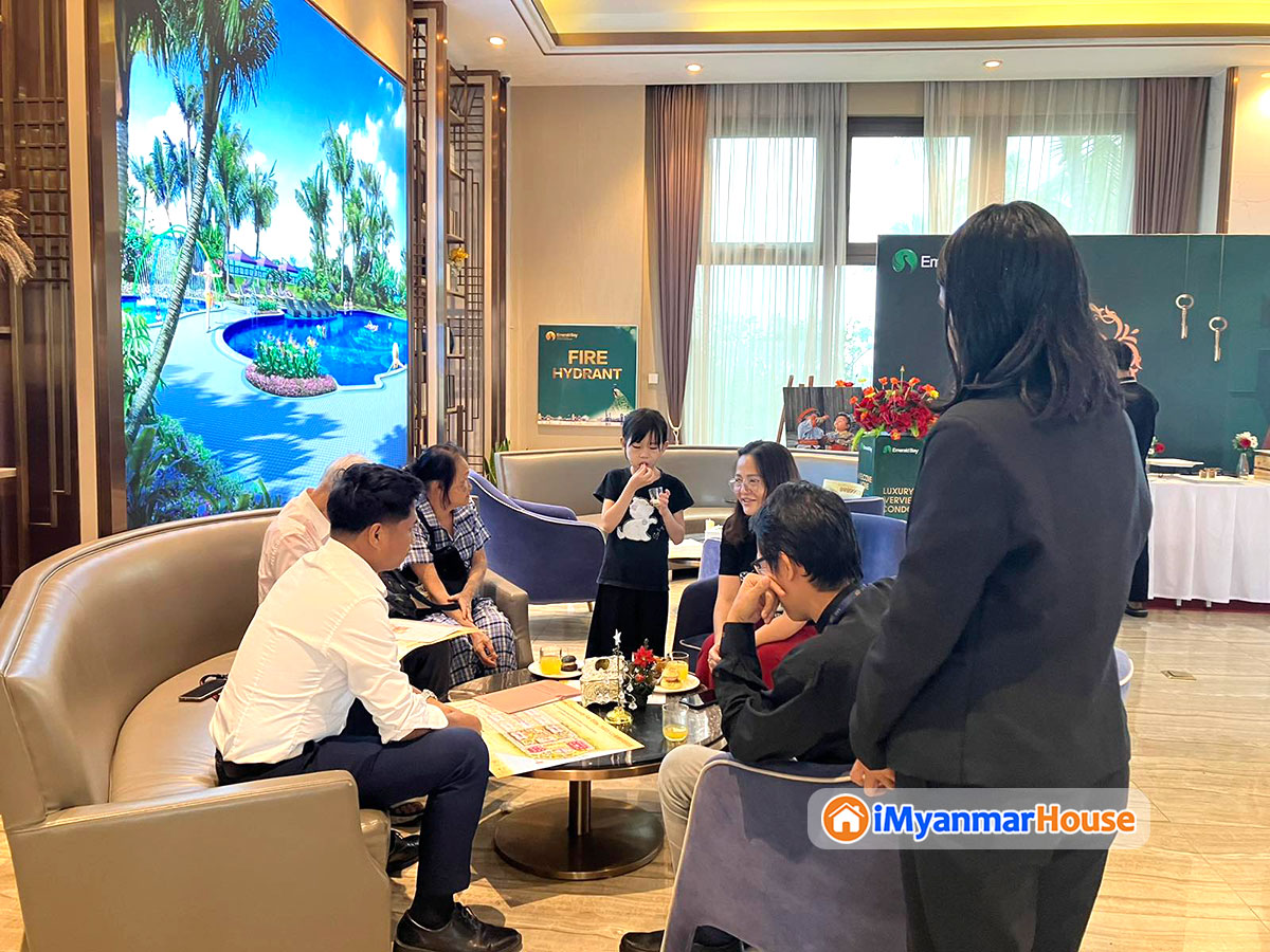 ရန်ကုန်မြို့လယ်နှင့် အနီးဆုံး ရှုခင်းသာလမ်းမကြီးပေါ်ရှိ ဝယ်ယူပြီးအသင့်နေထိုင်နိုင်သည့် Emerald Bay Condo အထူးအရောင်းပြပွဲ ကျင်းပပြုလုပ်ခဲ့