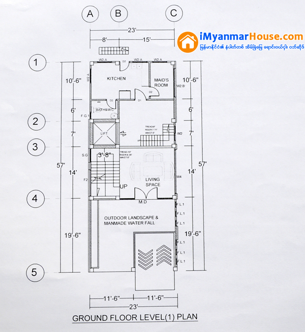 Kyauk Kone, 3 Storey (Thura Naing Construction)