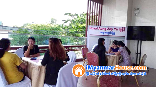 &quot;Sales Event of Royal Aung Zay Ya Condo in Yankin&quot; Successfully Held