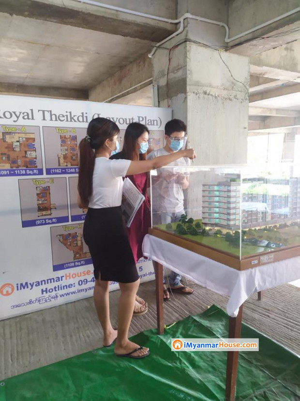 Sales Event of Royal Theikdi Condo, Near Min Dhamma Road, preferable to potential investors