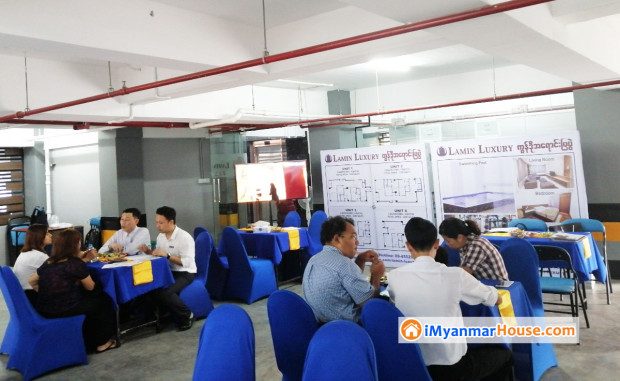 Sales Event of Lamin Luxury Condo in Kan Street In Front Of Inya Lake Successfully Held