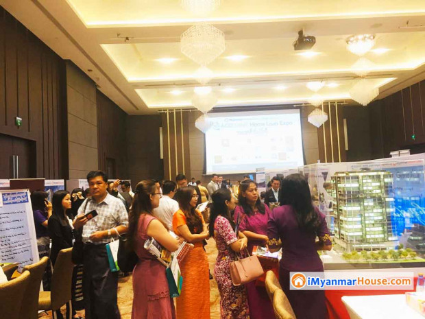 Sales Event of AGD Bank Home Loan Expo hosted by iMyanmarHouse.com
