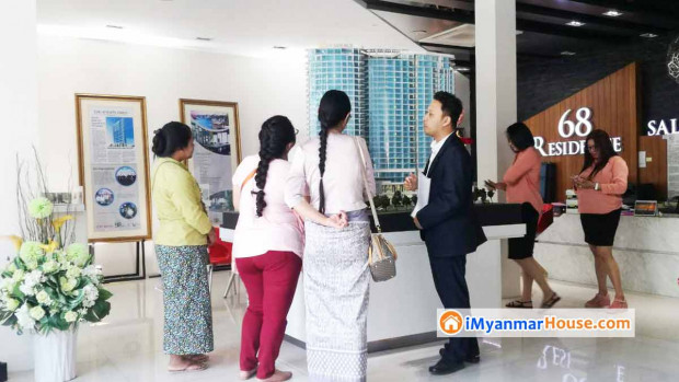 iMyanmarHouse.com မှ ကြီးမှူးကျင်းပသည့် ဗဟန်းမြို့နယ် ဆရာစံလမ်းထောင့်ရှိ 68 Residence အရောင်းပြပွဲ