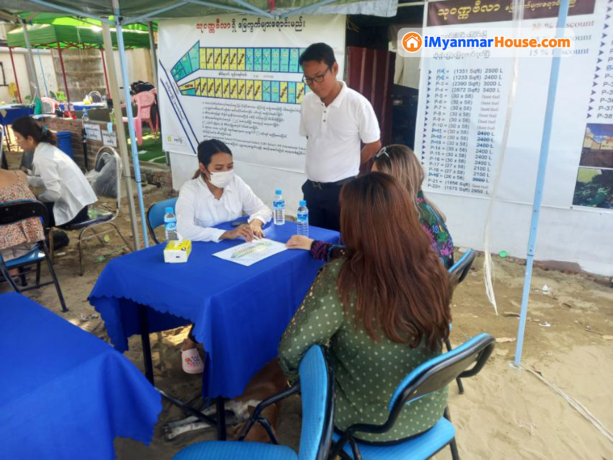 Thuwanna Villa  Plots (with strong ownership)'s 22% Discount Special Sales Fair crowded with buyers