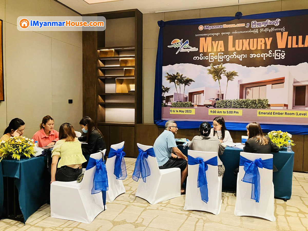 Sales of Mya Luxury Villa Beach Plots, where a plot can be owned under own name just with a monthly deposit of over 600,000, Good