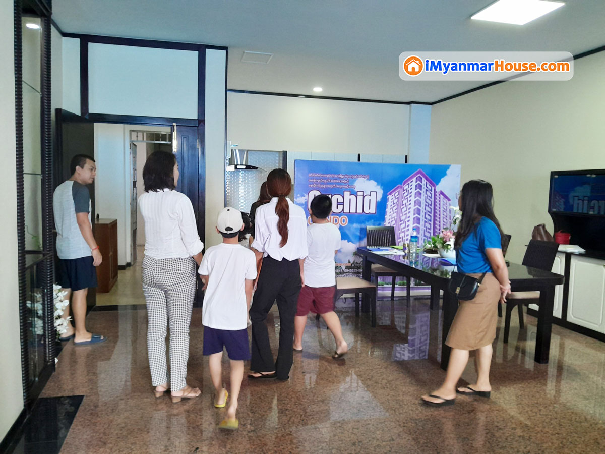 Orchid Condo Sales Event For Those Who Want To Live In Condo Unit As In Detached House Having Full Facilities And Space In Quiet, Peaceful Ahlone Township