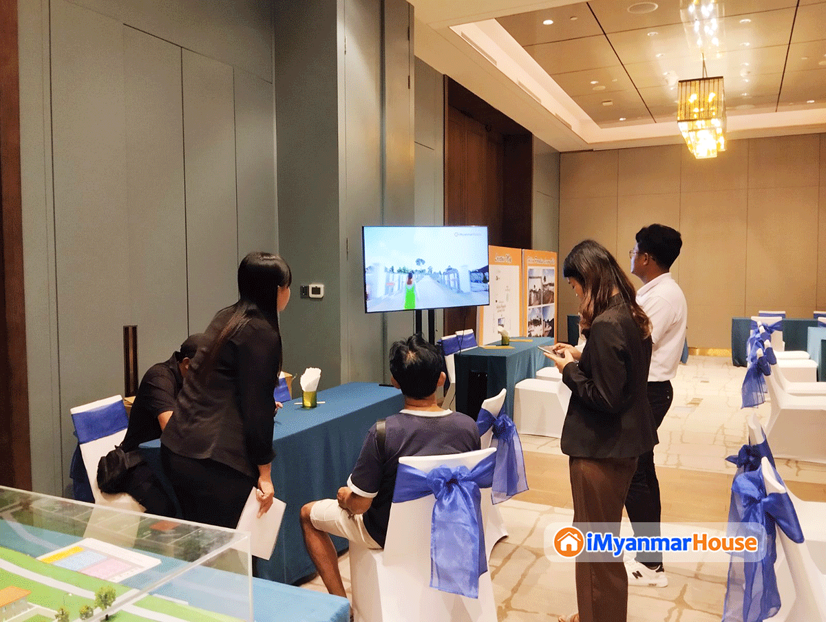 Golden Paradise Luxury Villa II's Plots of Land in Pyin Oo Lwin, which is 95% completed, Held Promotional Sales Fair