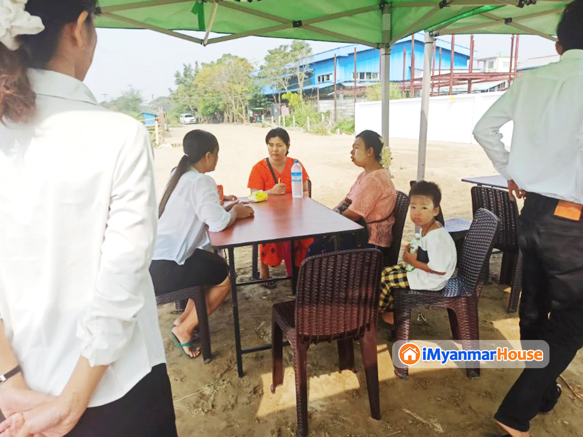 Sales Exhibition of Multi-Purpose Land Plots On Hlaingthaya No. 5 Road, Which Is Especially Suitable For Doing Business