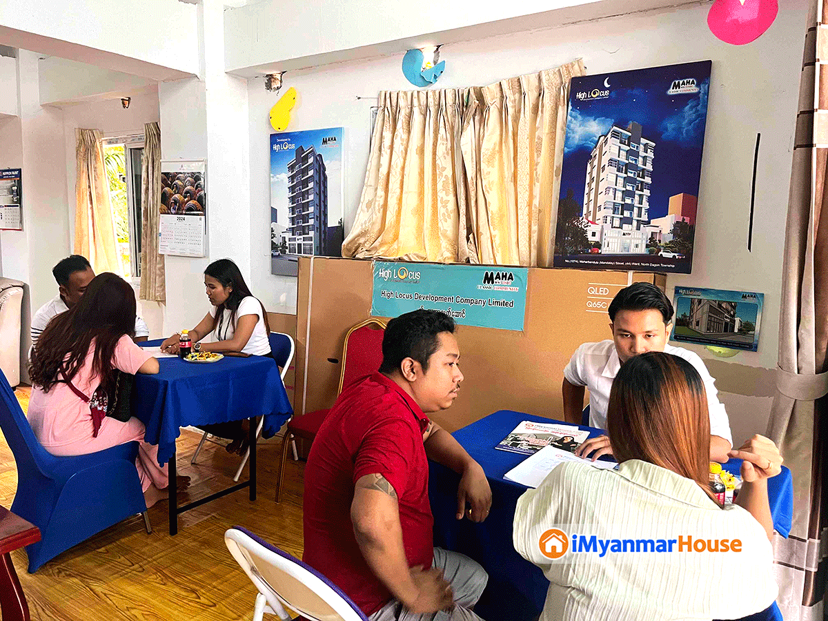 ဘဏ်နှစ်ရှည်အရစ်ကျဖြင့်ဝယ်ယူနိုင်မည့် မြောက်ဒဂုံရှိ Maha Mini Condo အရောင်းပြပွဲ ကျင်းပပြုလုပ်ခဲ့