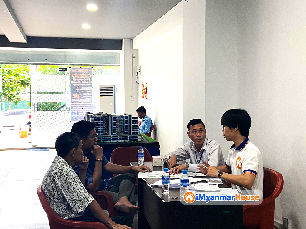 Sales event of move-in ready Shwe Moe Kaung Condo in Yankin Township was held
